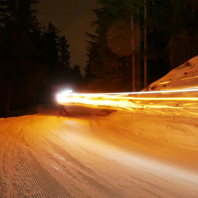 Descente au flambeaux avec l'ESS de La Tzoumaz