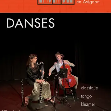 Danses par l'Ensemble 44, duo clarinette / violoncelle