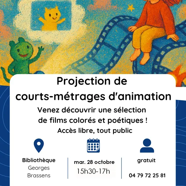 Projection de courts-métrages d'animation_Chambéry
