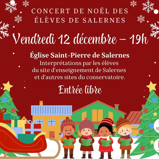 Concert de Noël des élèves de Salernes_Salernes