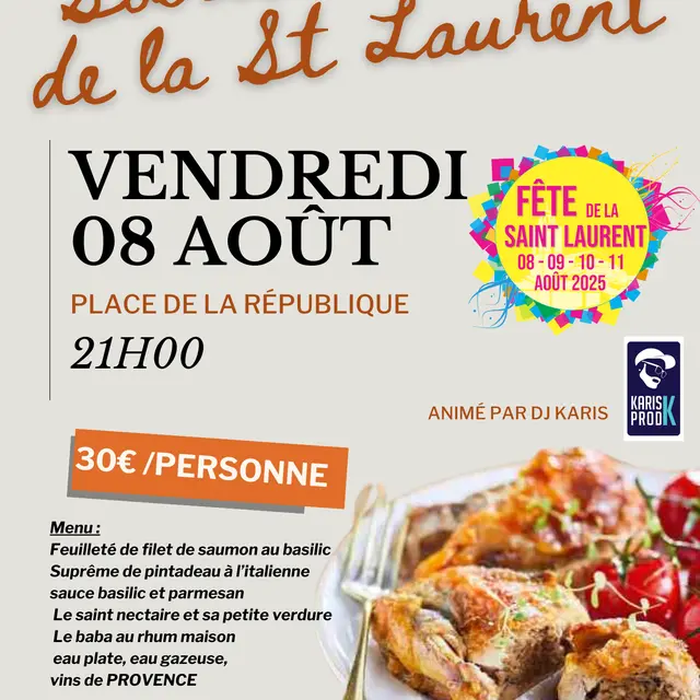 Soirée dansante de la Saint Laurent_Flayosc
