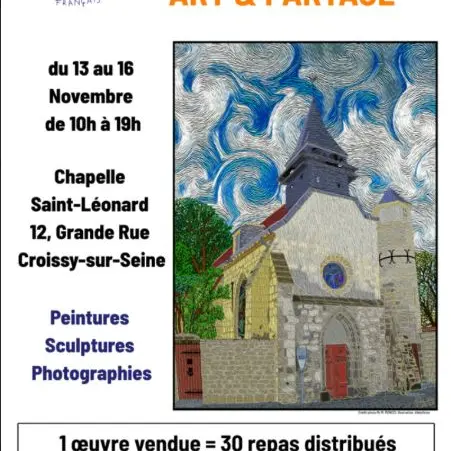 4eme exposition vente Art et Partage_Croissy-sur-Seine
