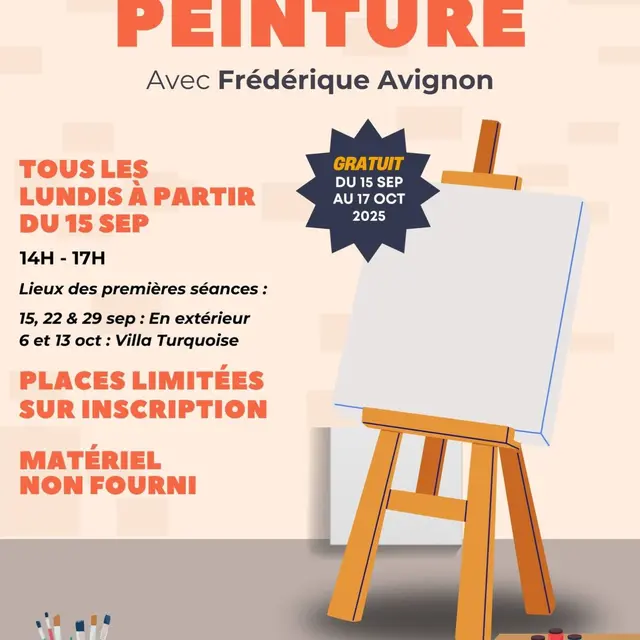 Cours de Peinture avec Frédérique Avignon_La Croix-Valmer