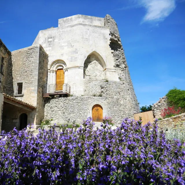 Le donjon dans les lavandes