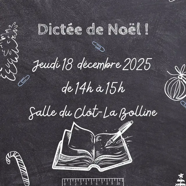 La Dictée de Noël - Médiathèque Valdeblore_Valdeblore