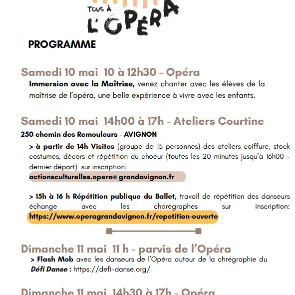 Tous à l'Opera - L'Opéra est à toi