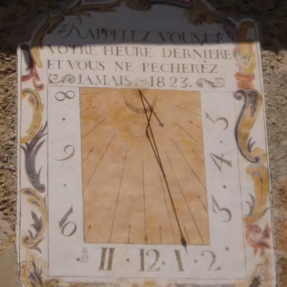 Cadran solaire de l'Église de Plampinet