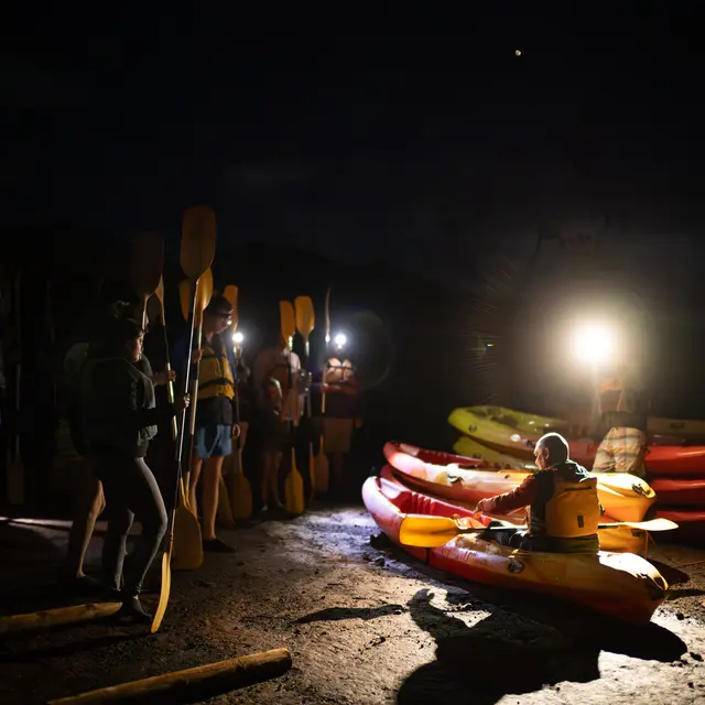 Sortie kayak à la pleine lune – Forêt Noyée_Mont-Dore