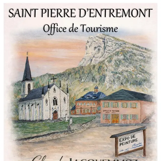 Exposition des peintures de Claude Jacquemmoz_Saint-Pierre-d'Entremont