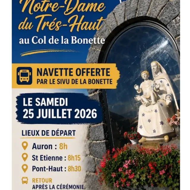 Pèlerinage Notre-Dame-Du-Très-Haut Col de la Bonette_Saint-Étienne-de-Tinée
