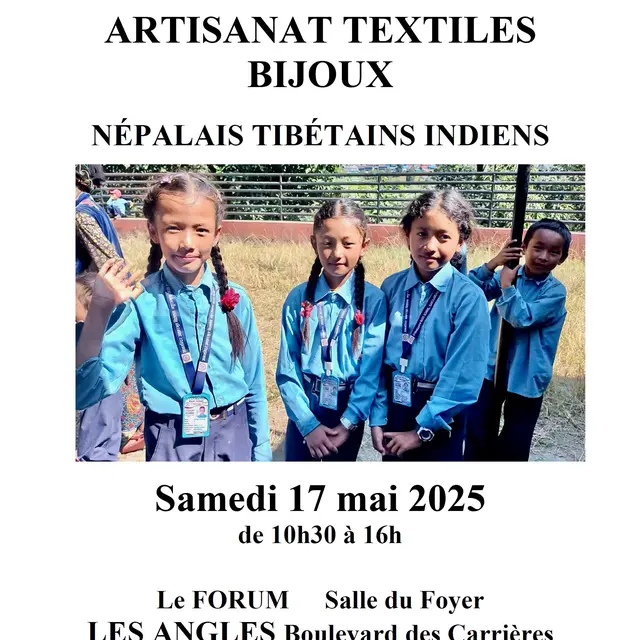 Exposition d’artisanat népalais et indien_Les Angles
