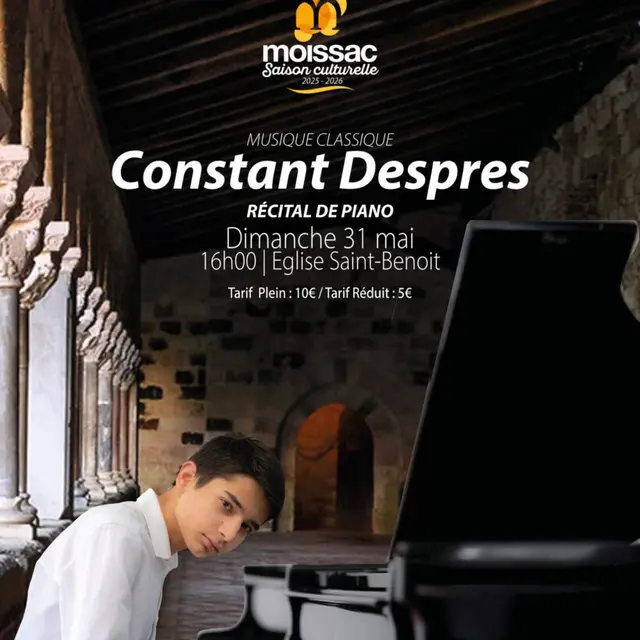 Musique Classique | Constant Despres : récital de piano_Moissac
