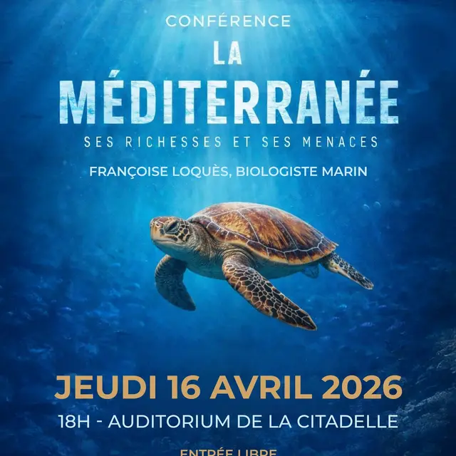 Conférence La Méditerranée, ses richesses et ses menaces_Villefranche-sur-Mer