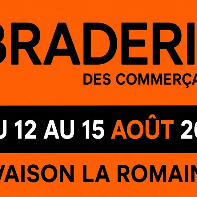 Braderie des commerçants_Vaison-la-Romaine