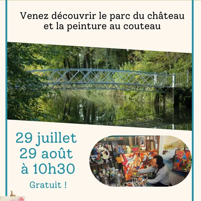 Visite artistique du Parc du Château_Pont-de-Veyle