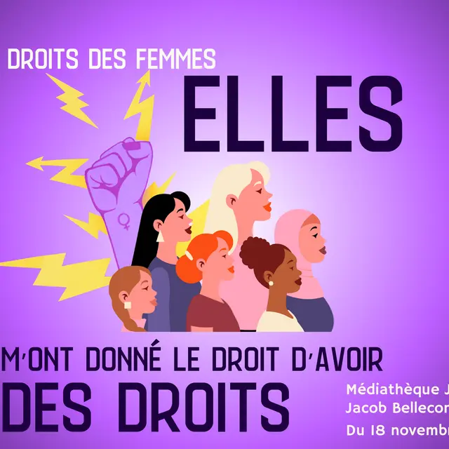 Exposition “Pionnières du droit des femmes” à la Médiathèque Jean-Louis Favre