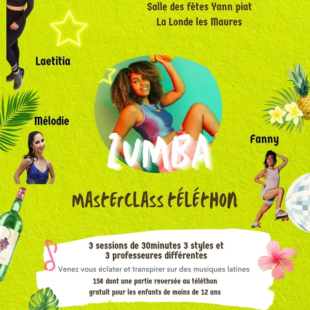 Master class Zumba pour le Téléthon_La Londe-les-Maures