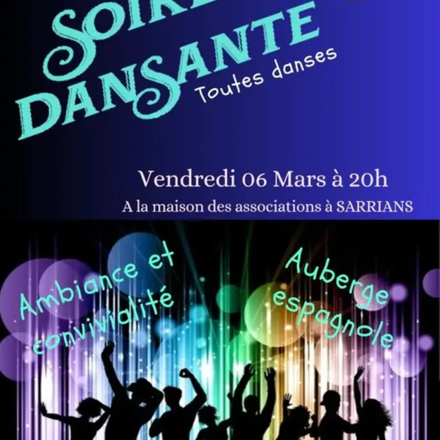Soirée dansante - toutes danses_Sarrians