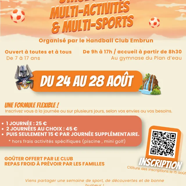 affiche du stage
