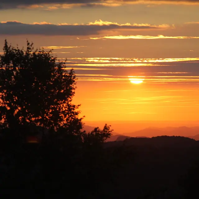 Sunset, coucher de soleil à Roquefixade_Roquefixade