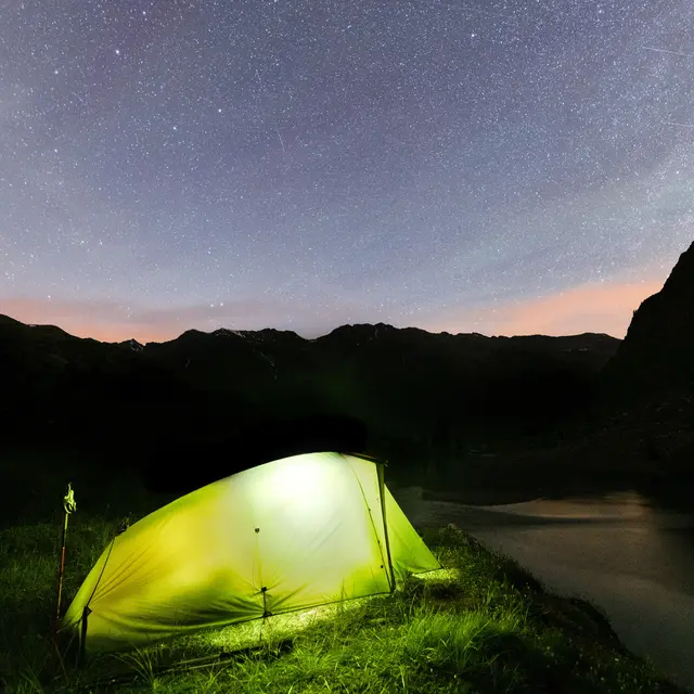 bivouac au lac Fangeas