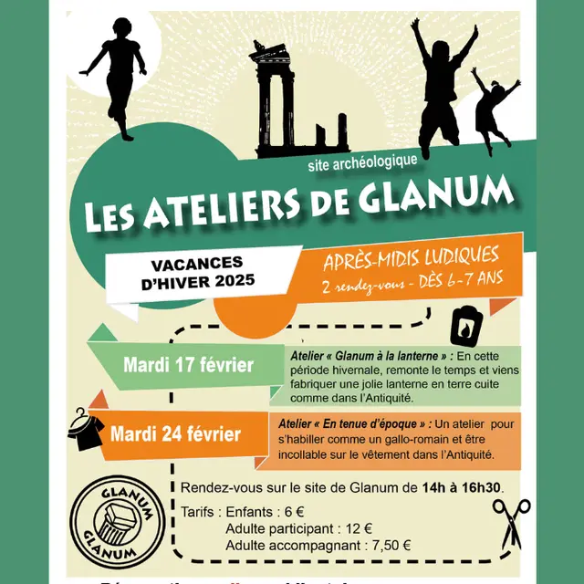 Les vacances d'hiver à Glanum_Saint-Rémy-de-Provence