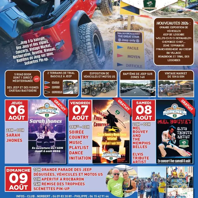 American Day & night : Expositions, parades et concerts_Forcalqueiret