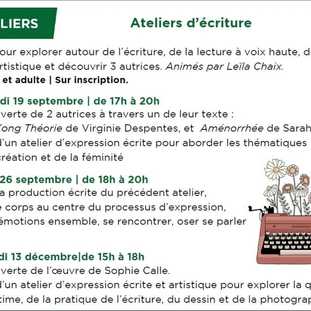 Atelier d'écriture_Tende
