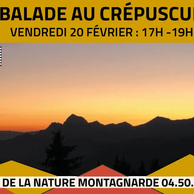 Balade au crépuscule_Sallanches