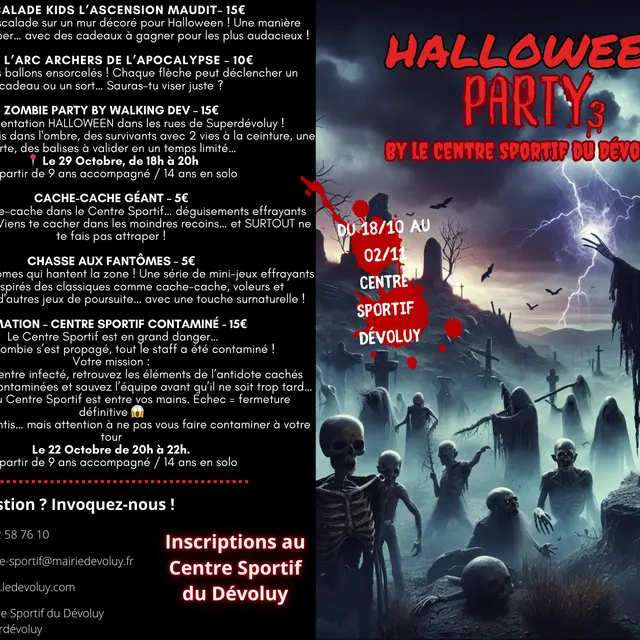 Chasse aux fantômes - Halloween Party_Superdévoluy