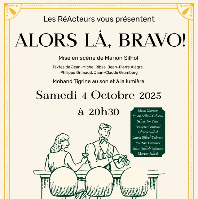 Théâtre « Alors là, bravo ! »_Ars-en-Ré