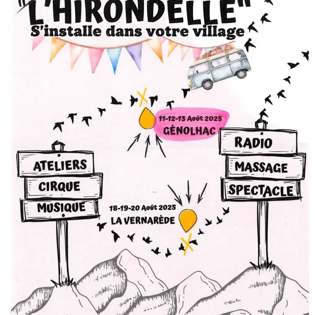 L'Hirondelle - Espace Culturel Itinérant - 2e Tournée - 2025_La Vernarède