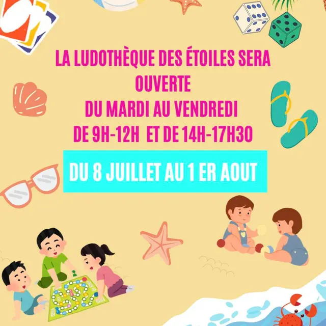 Jeux sur place à la Ludothèque des Etoiles_Le Cannet