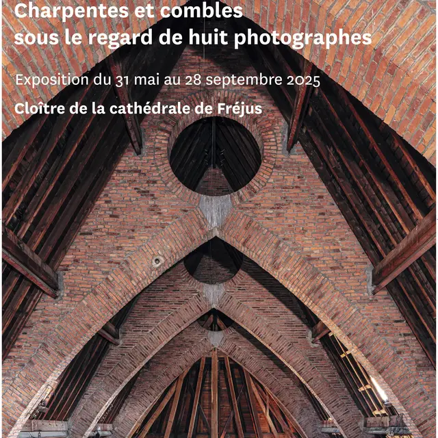 Sous les toits des cathédrales - Charpentes et combles sous le regard de huit photographes_Fréjus