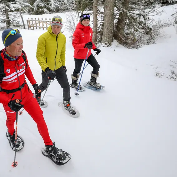 Balade en raquettes avec l'ESF