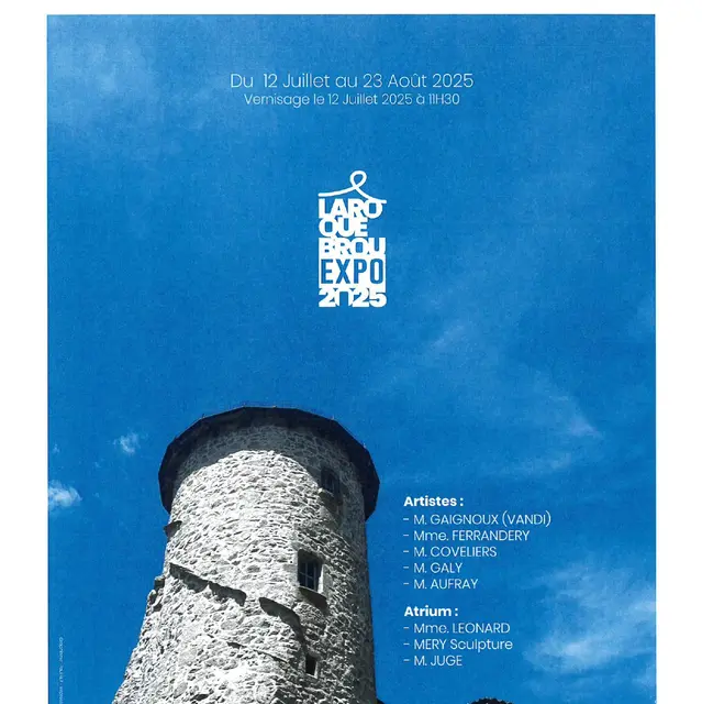Exposition au château de Laroquebrou