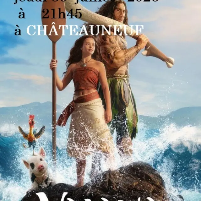 Cinéma Plein Air Châteauneuf - Vaiana, la légende du bout du monde_Châteauneuf-Grasse