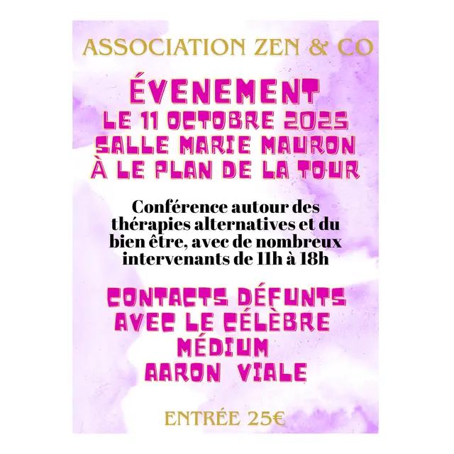 Conférence sur le bien être_Le Plan de la Tour