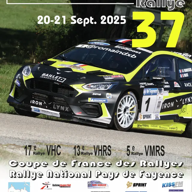 37ème Rallye automobile National du Pays de  Fayence_Fayence