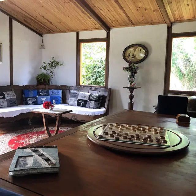 Salon à la maison d'antan