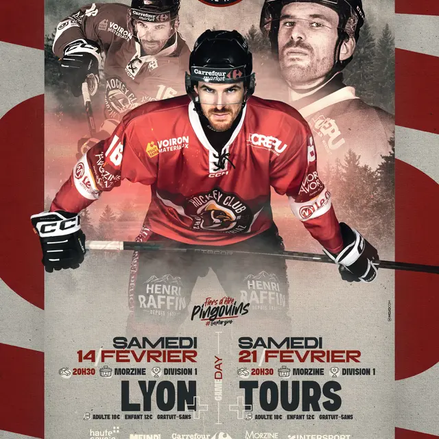 Match de championnat Hockey sur glace_Morzine