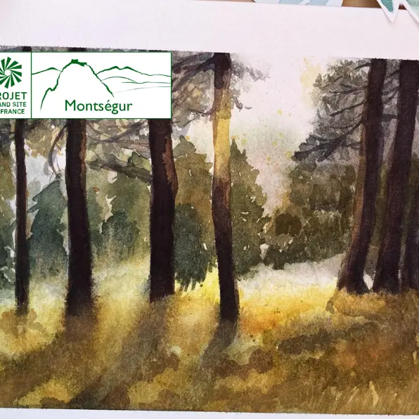 Aquarelle et reliure : découvrir les paysages autrement_Freychenet