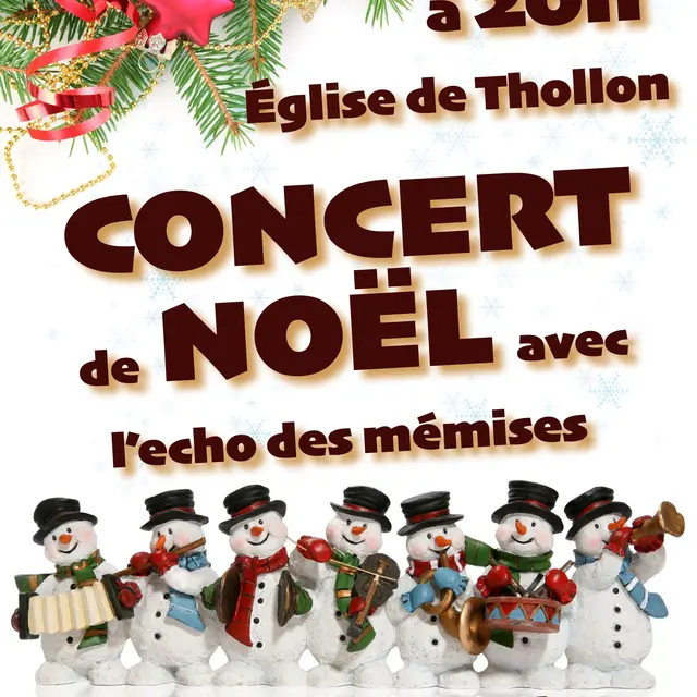 Concert animé par l'Echo des Mémises_Thollon-les-Mémises