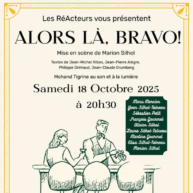 Théâtre « Alors là, bravo ! »_Ars-en-Ré