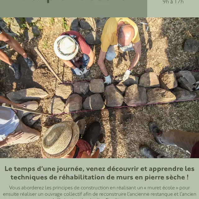 Journée d initiation a la pierre sèche_Le Cannet-des-Maures