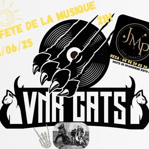 Concert : VNR cats - musique rock | Fête de la musique_Barjols