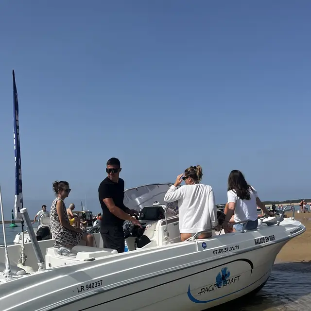 Balade en mer au banc du Bûcheron