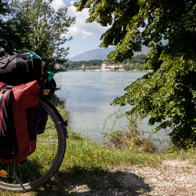 Vélo sur la ViaRhôna