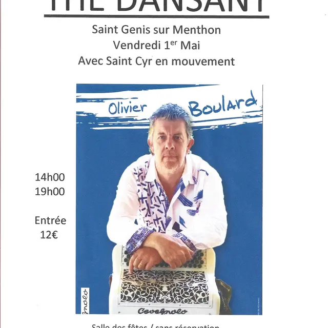 Affiche thé dansant