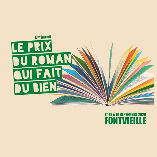 Le prix du roman qui fait du bien à Fontvieille 17.09 au 19.09.26